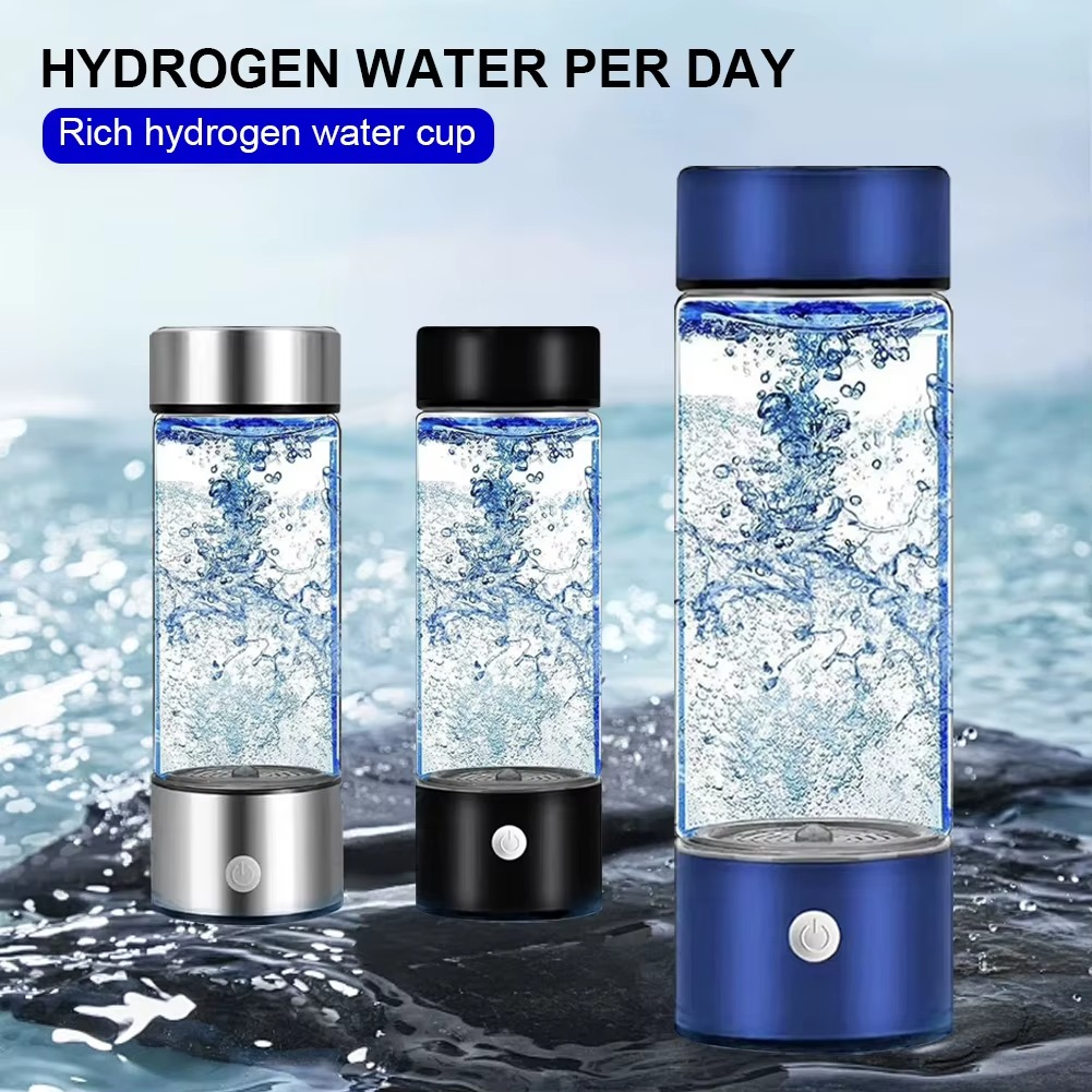 Hydrogen Water Bottle – Dual Chamber Hydrogen & Oxygen Generator