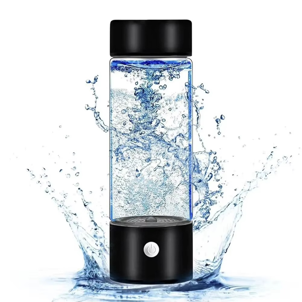 Hydrogen Water Bottle – Dual Chamber Hydrogen & Oxygen Generator
