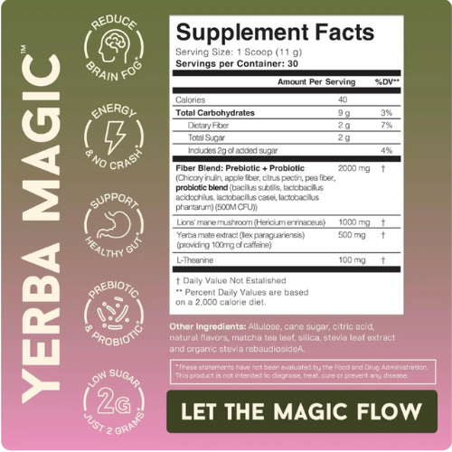 Yerba Magic Strawberry Matcha Flavor