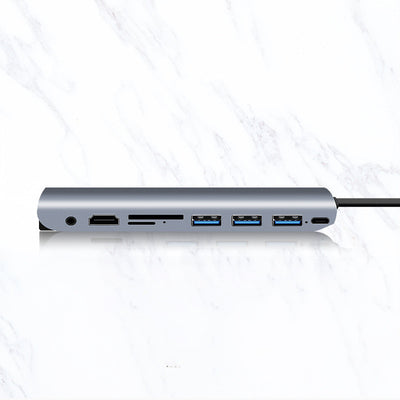 USB C HUB docking station - 9 in 1 Type-C HDMI VGA low temperature mobile computer expansion docking accessories