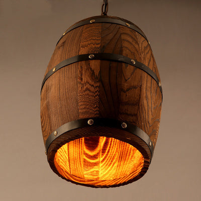 Wine Barrel wooden chandeliers
