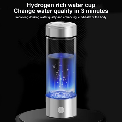 Hydrogen Water Bottle – Dual Chamber Hydrogen & Oxygen Generator