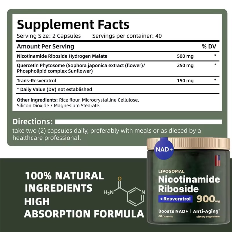 NAD+Nicotinamide Riboside Resveratrol