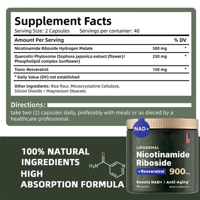NAD+Nicotinamide Riboside Resveratrol