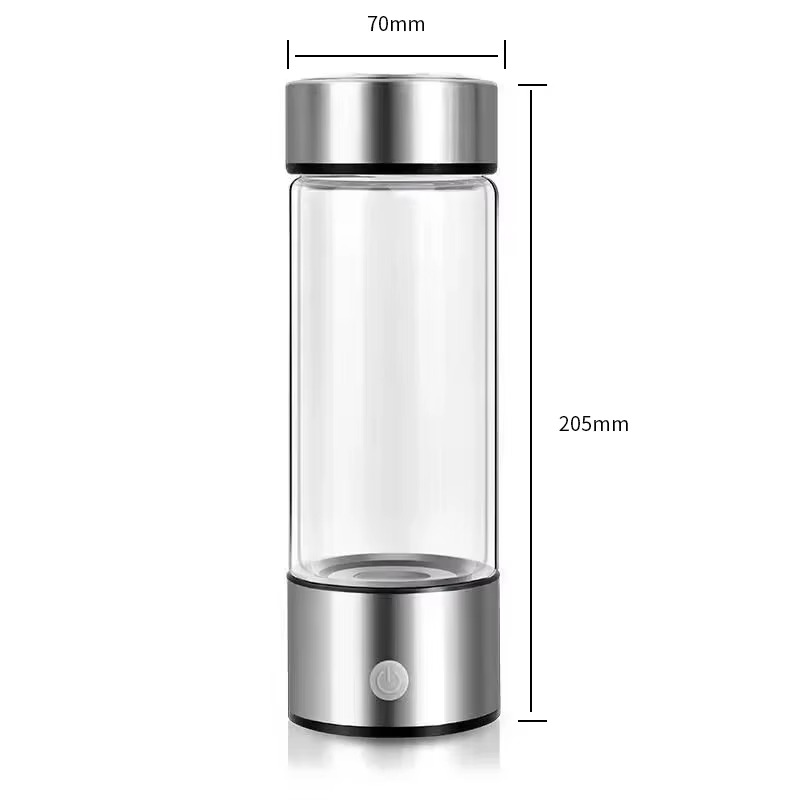 Hydrogen Water Bottle – Dual Chamber Hydrogen & Oxygen Generator