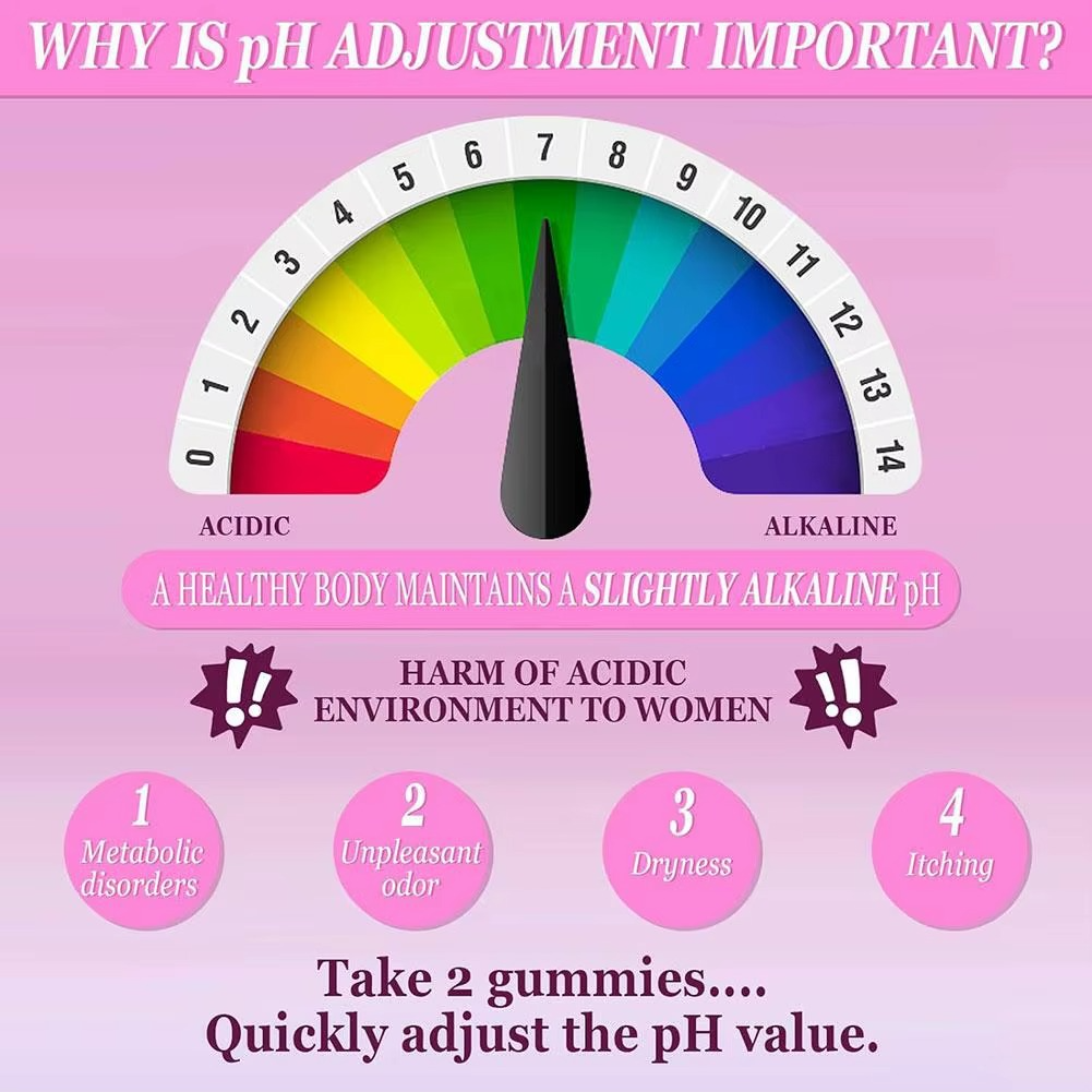 Feminine Probiotics  - Supports pH Balance, Gut Health & Immune System with Slippery Elm, Prebiotics & Lactobacillus Blend, Pineapple Flavor, 60 Gummies