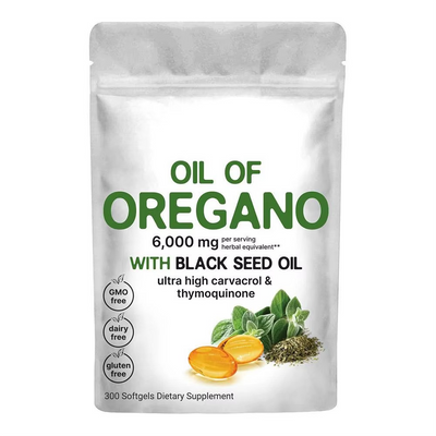 Oil of Oregano with Black Seed Softgels