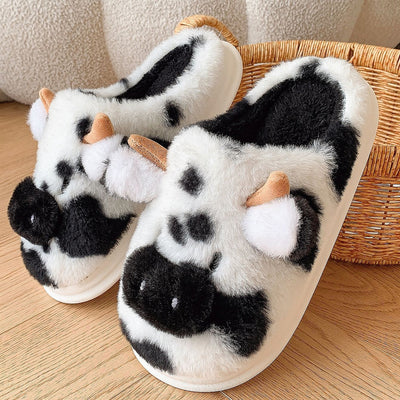 Olaf & Elsa™ Soft-Stitched Cow Slippers